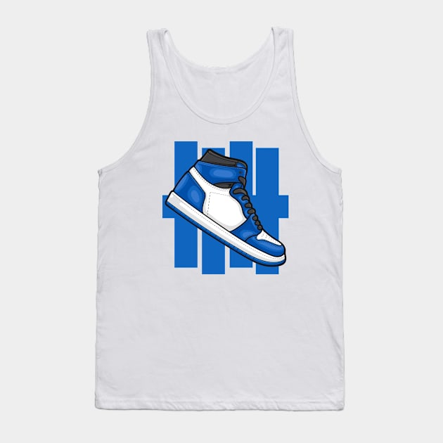 AJ 1 High UNV Blue Sneaker Tank Top by milatees